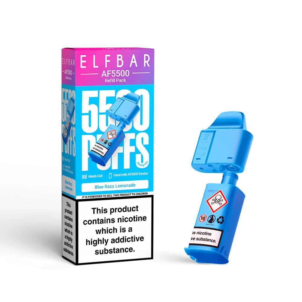 elfbar elfa master akku ELFBAR AF5500 Prefilled Pods + Refill Container