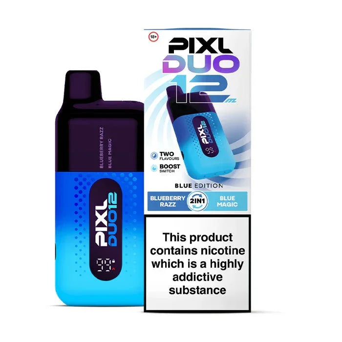 Pixl Duo 12 Prefilled Pod Vape Kit - 20mg | 3 for 25 Pixl Duo 12 Prefilled Pod Vape Kit - 20mg | 3 for 25