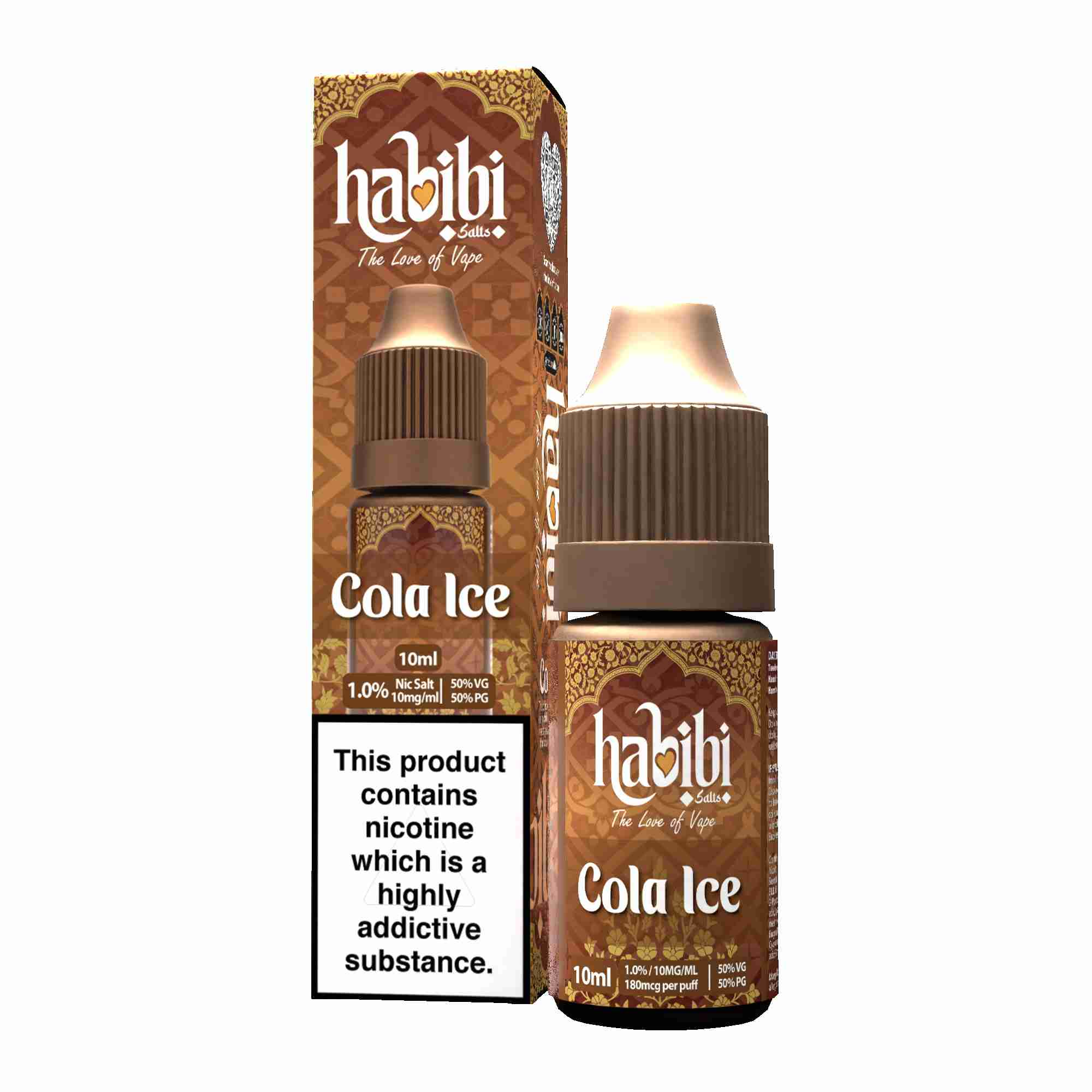 Habibi Cola Ice Nic Salt Vape Juice - 10 Pack