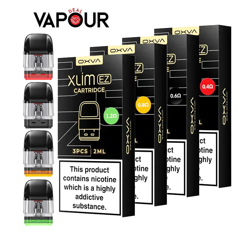 OXVA Xlim EZ Replacement Pods - 2ml & 3ml | Only 6.90 OXVA Xlim EZ Replacement Pods - 2ml & 3ml | Only 6.90