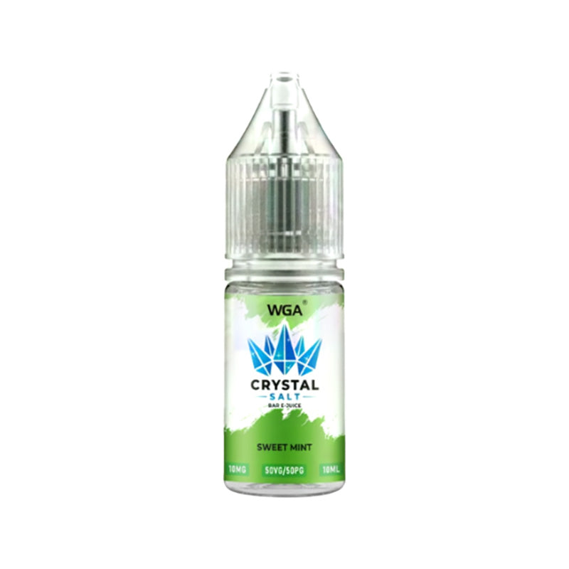 Crystal Salt Sweet Mint Saltnic Vape Juice By WGA