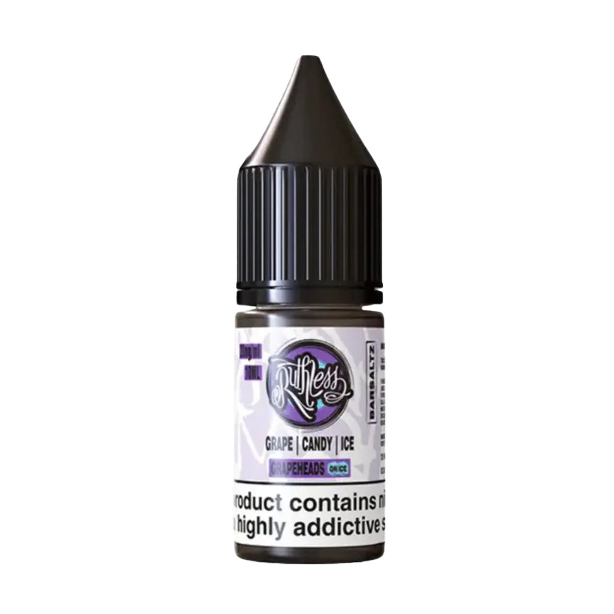 Grape candy ice Nic Salt Vape Juice By Ruthless