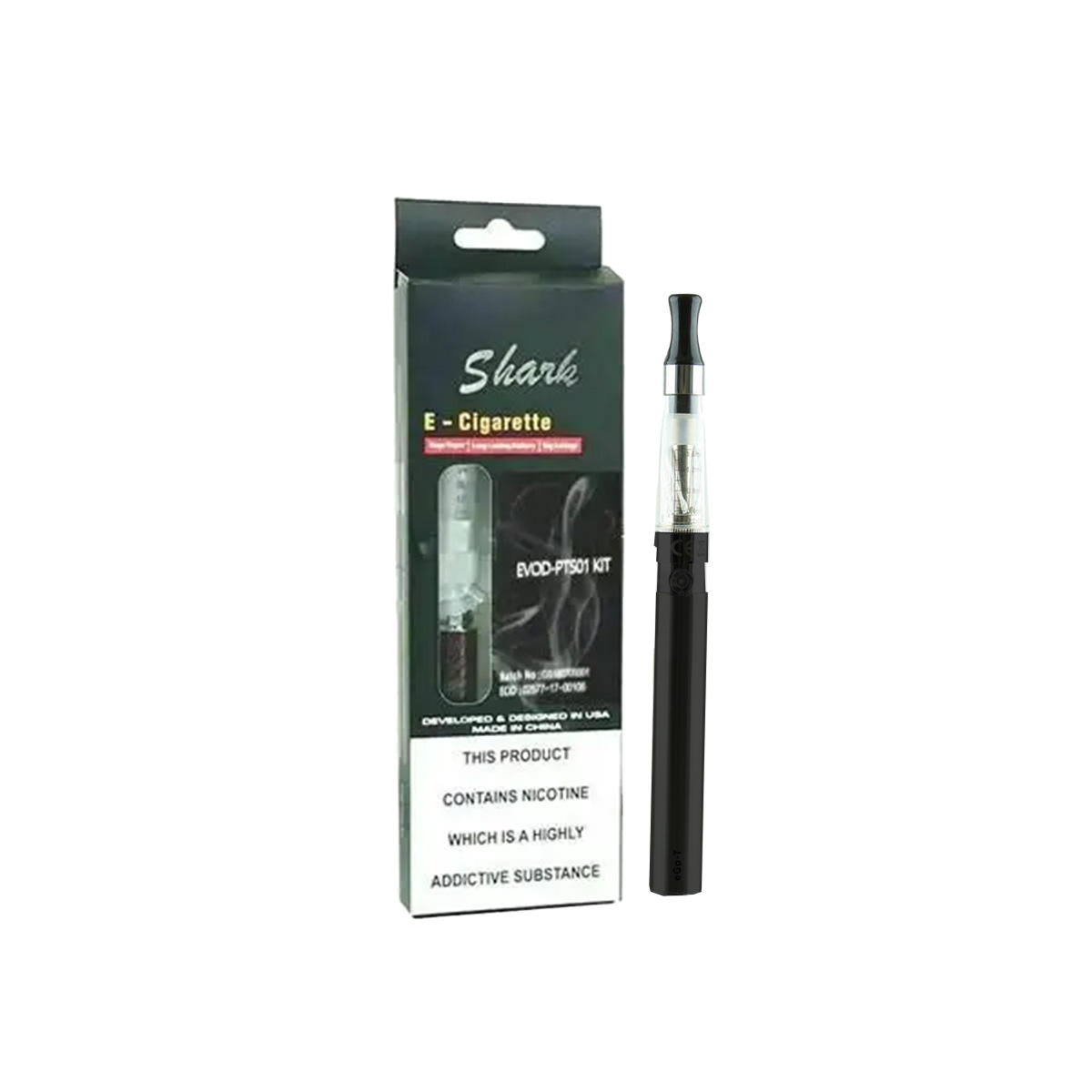 Shark Evod CE4 Vape Pen Starter Kit Blister Kit - 6.49 Shark Evod CE4 Vape Pen Starter Kit Blister Kit - 6.49