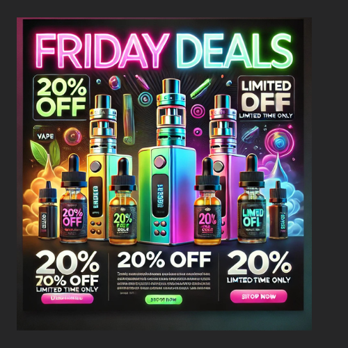 Don’t Miss Our Black Friday 20% Off Sale – All Vapes, All Day!