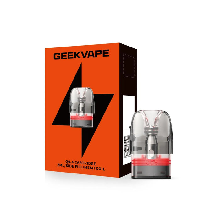 0.4 OHM SIDE-FILL GEEKVAPE Q V2 POD CARTRIDGES