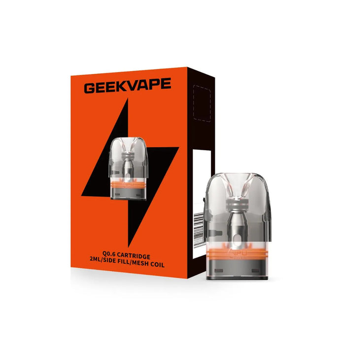 0.6 OHM SIDE-FILL GEEKVAPE Q V2 POD CARTRIDGES 
