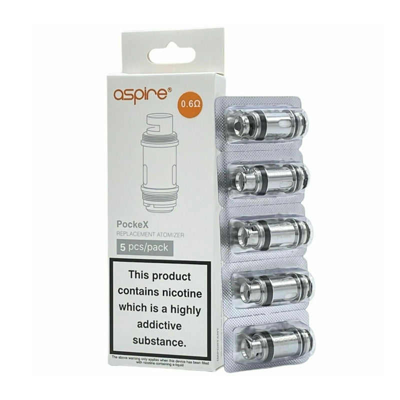 0.6 ohm Aspire PockeX Replacement Coils