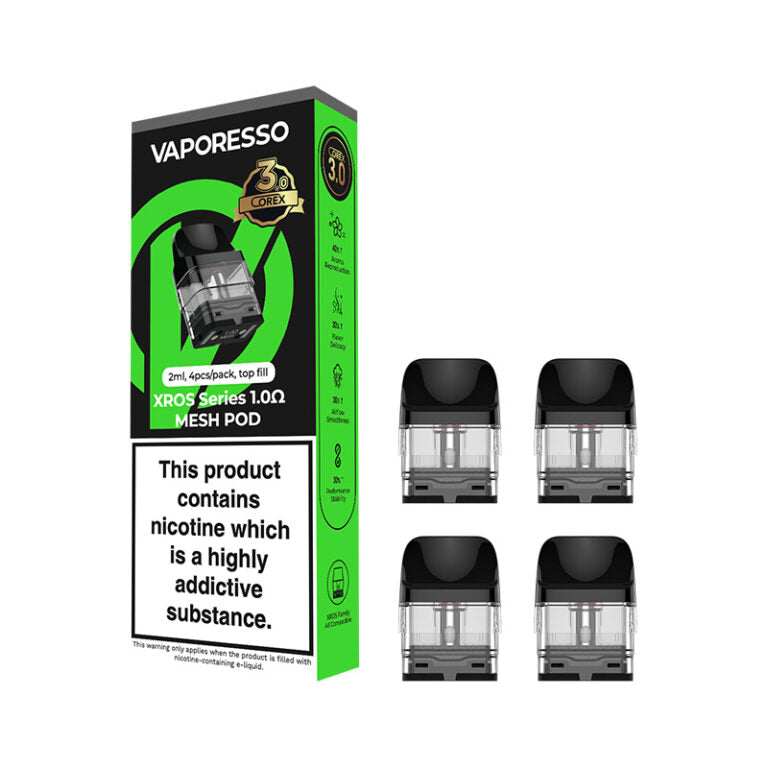 Vaporesso XROS COREX 3.0 Replacement Pods | Only 6.99 Vaporesso XROS COREX 3.0 Replacement Pods | Only 6.99