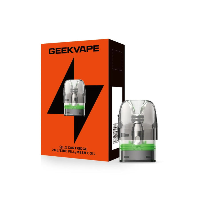 1.2 OHM SIDE-FILL GEEKVAPE Q V2 POD CARTRIDGES