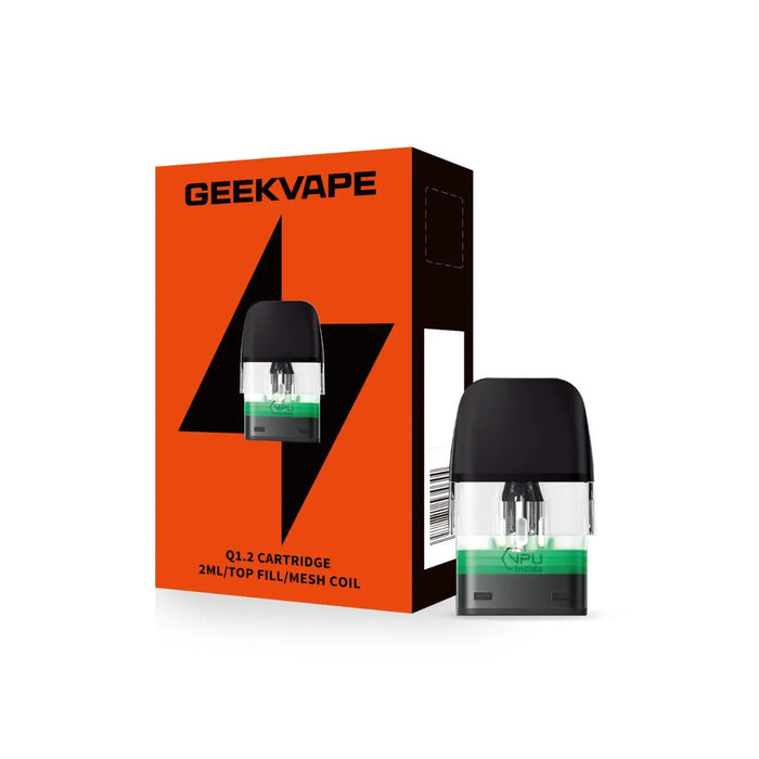 1.2 OHM TOP-FILL GEEKVAPE Q V2 POD CARTRIDGES