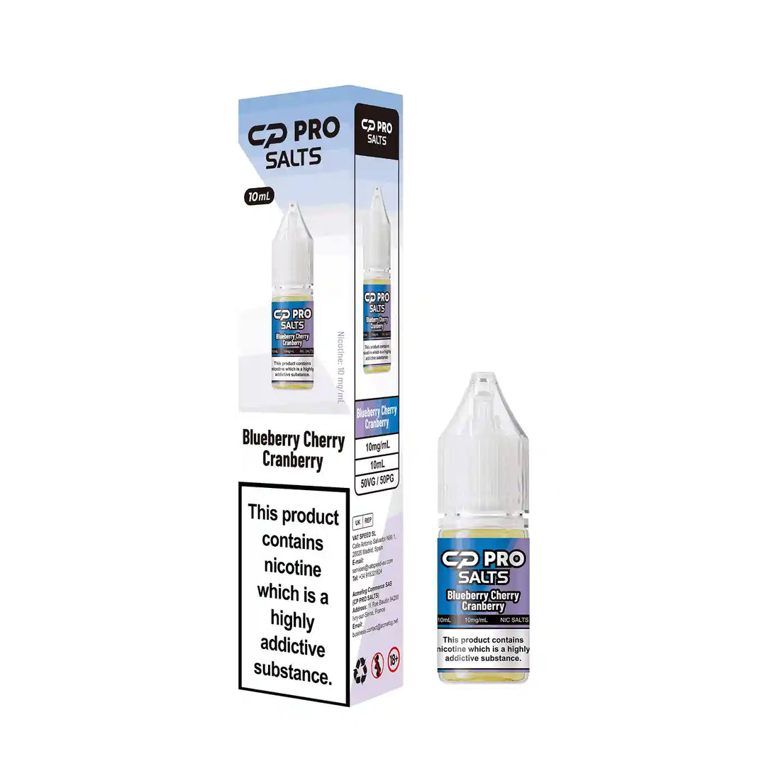 10mg Blueberry Cherry Cranberry Nic Salt By Crystal Pro CP