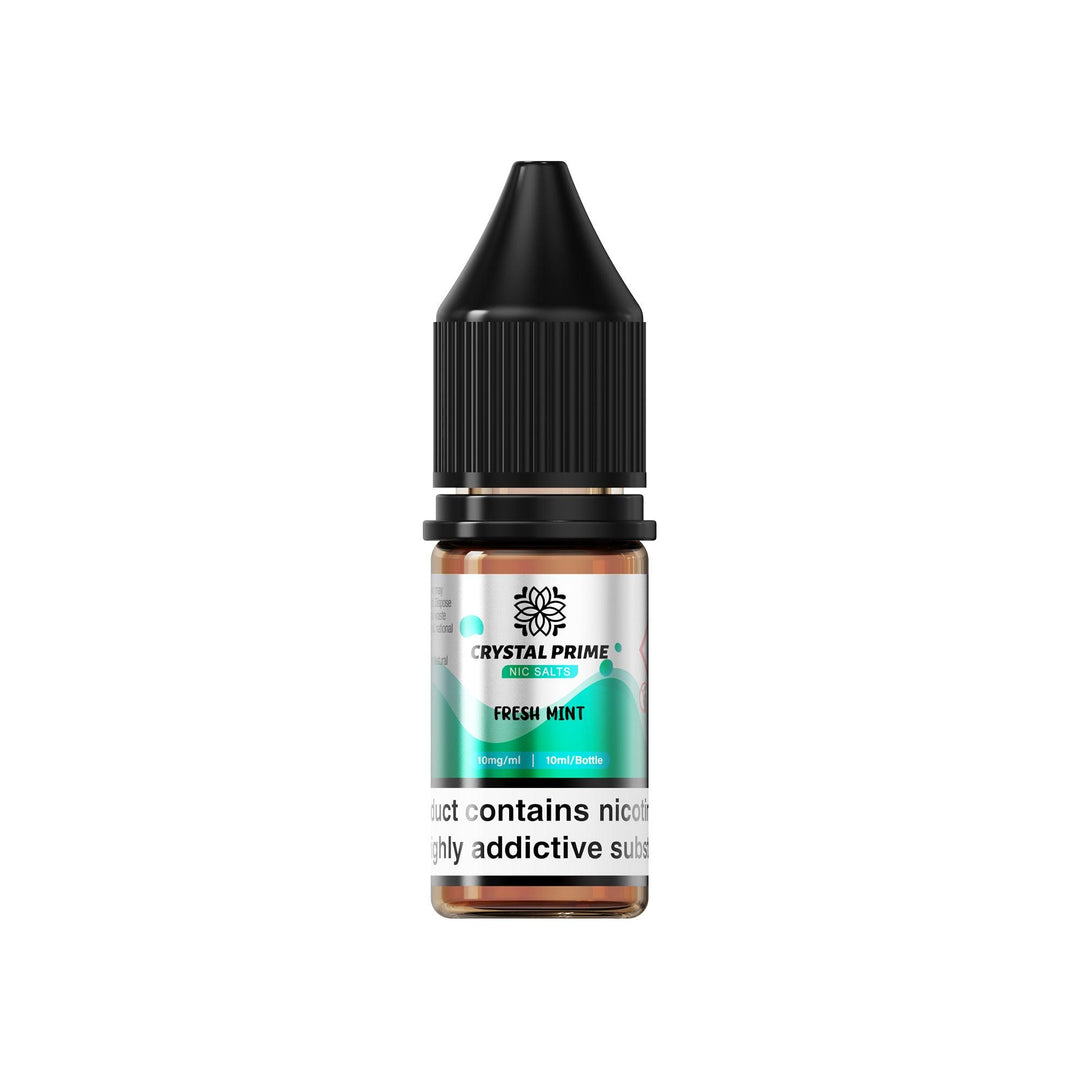 Crystal Prime Fresh Mint Nic Salt Vape Juice - Vapours Deal Ltd