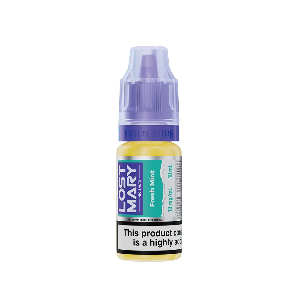 10mg Fresh Mint Nic Salt By Lost Mary E-Liquid
