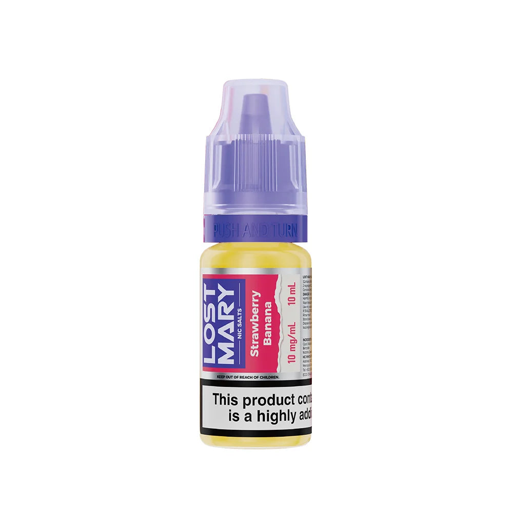 10mg Strawberry Banana Nic Salt By Lost Mary E-Liquid