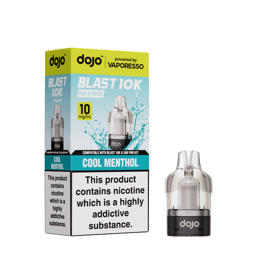 10mg Vaporesso Dojo Blast 10K Refill Pods  - Cool Menthol