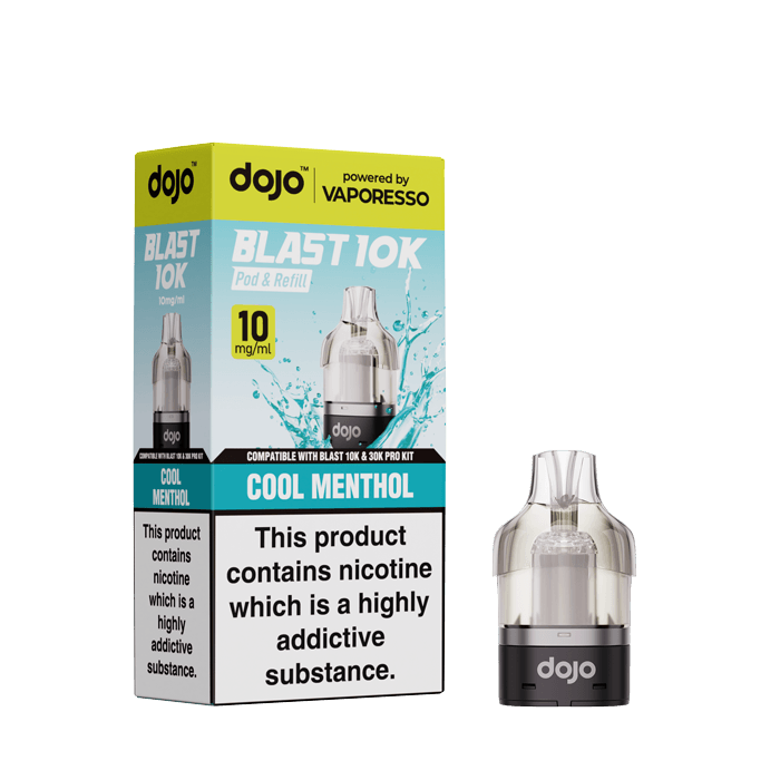 10mg Vaporesso Dojo Blast 10K Refill Pods  - Cool Menthol