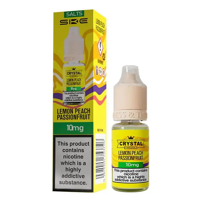 SKE Crystal Lemon Peach Passionfruit Nic Salt E-liquid