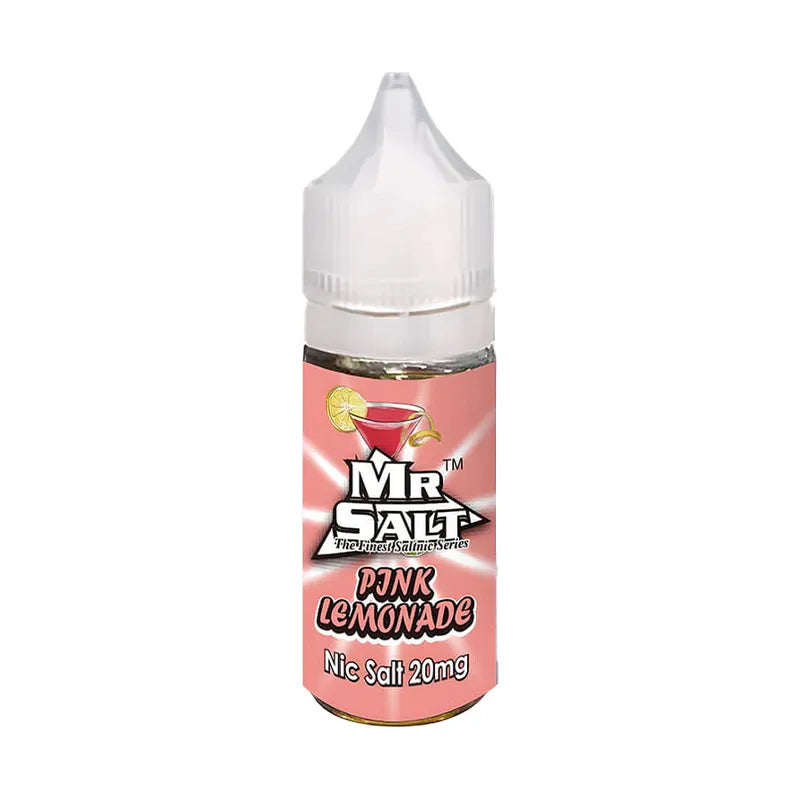 10ml Mr Salt saltnic Pink Lemonade Vape Juice - 10 Pack