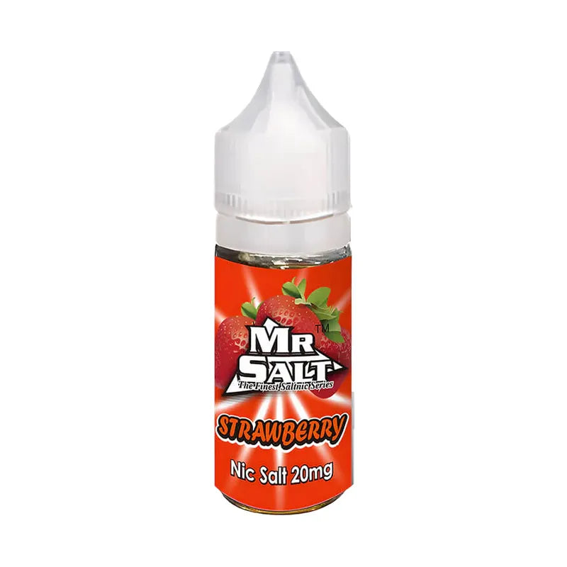10ml Mr Salt saltnic Strawberry Vape Juice - 10 Pack