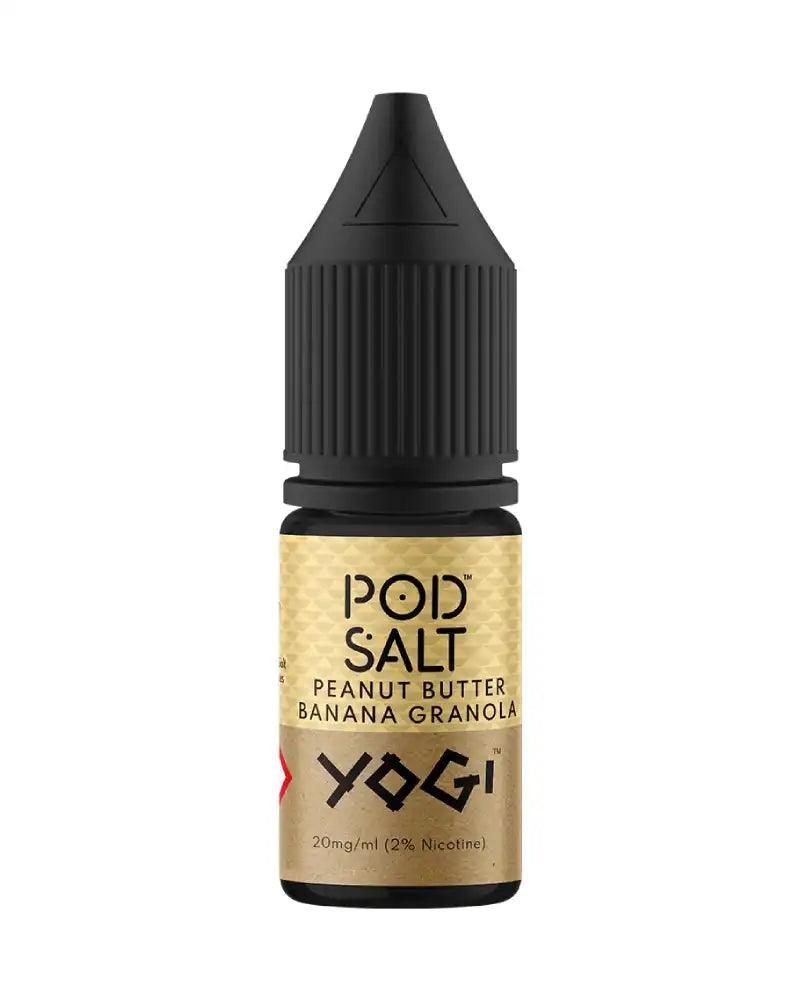 10ml Peanut Butter Banana Granola Nic Salt By Yogi X Pod Salt