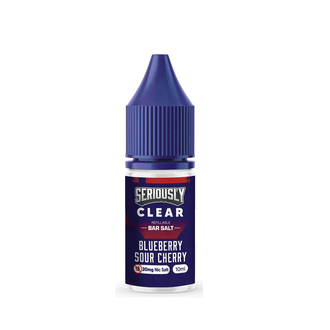 20mg Blueberry Sour Cherry E-Liquid by Seriously Clear Bar Salt