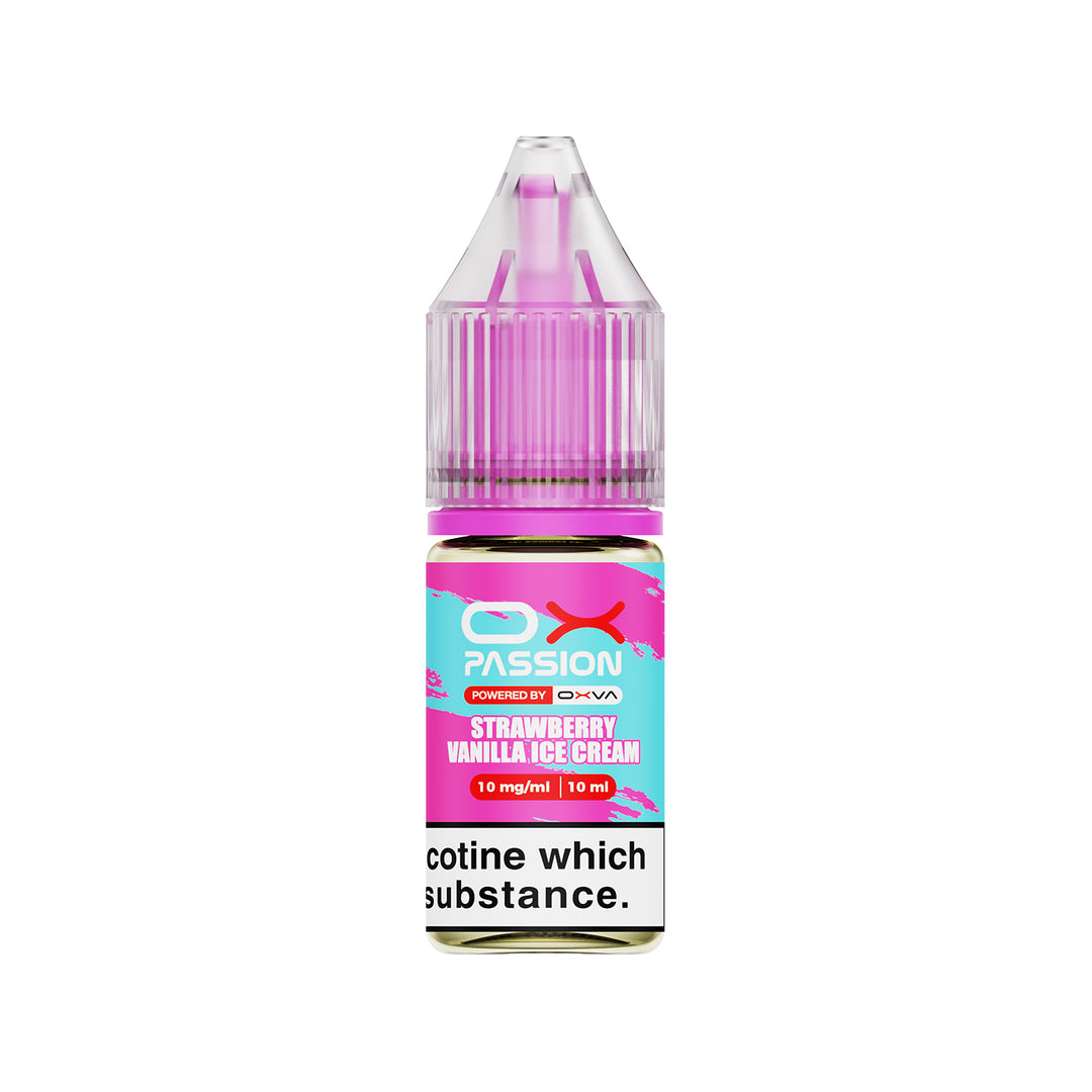 20mg Oxva Ox Passion Strawberry Vanilla Ice Cream Nic Salt
