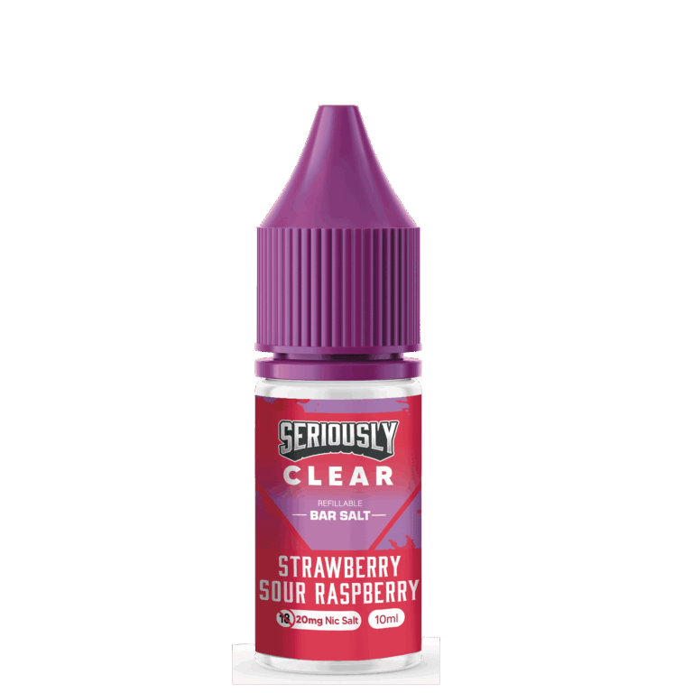 20mg Seriously Clear Strawberry Sour Raspberry Nic Salt