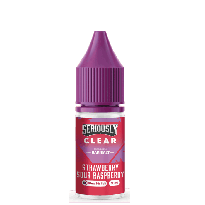 20mg Seriously Clear Strawberry Sour Raspberry Nic Salt