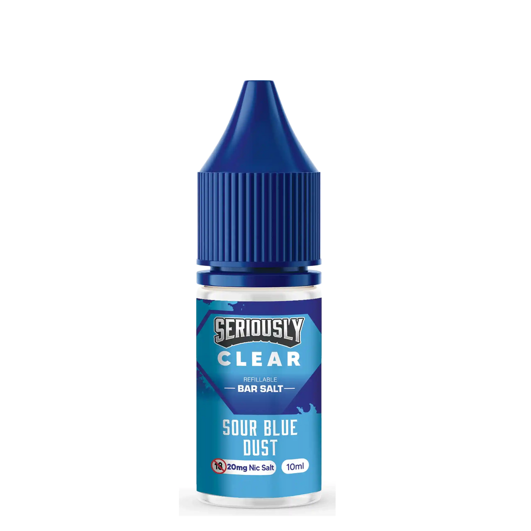 20mg Sour Blue Dust E-Liquid by Seriously Clear Bar Salt