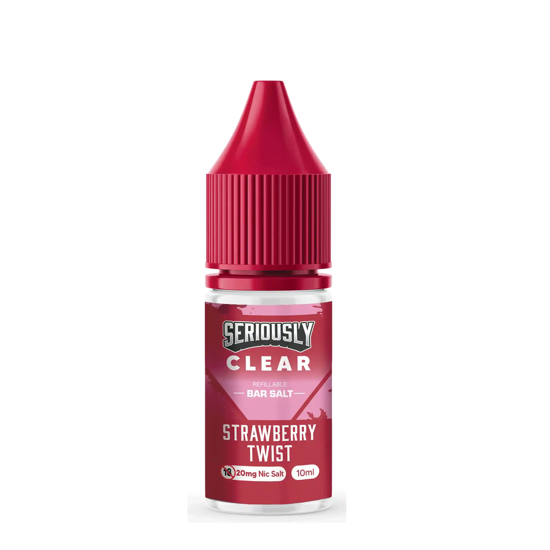 20mg Strawberry Twist E-Liquid by Seriously Clear Bar Salt