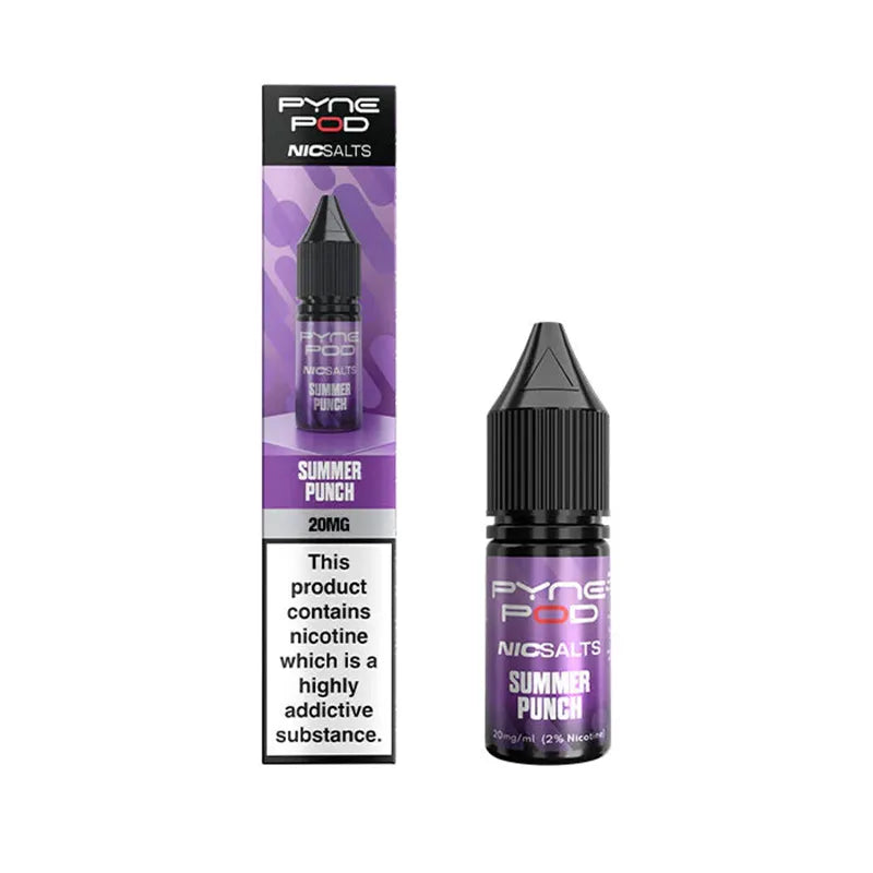 20mg Summer Punch E-Liquid By Pyne Pod Nic Salts