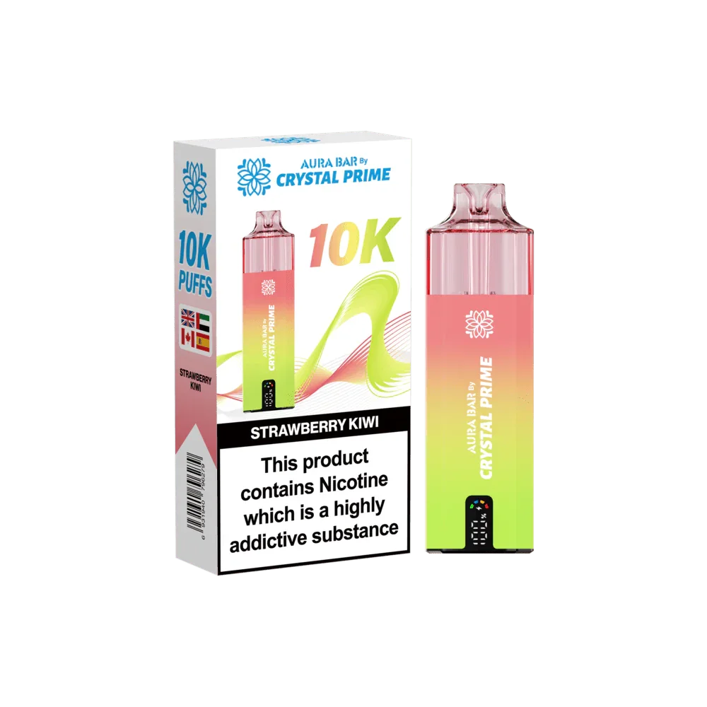 Aura Bar 10K Prefilled Pod Kit By Crystal Prime