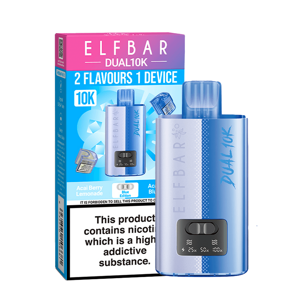 Elf Bar Dual 10K Disposable Vape Kit - Vapours Deal Ltd
