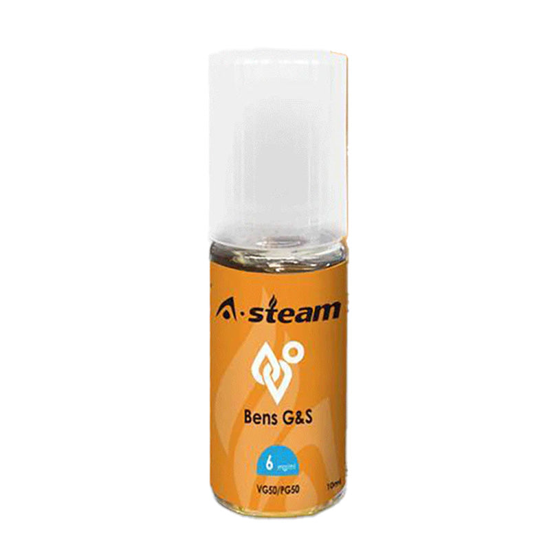 A Steam 10ml Bens G&S 50/50 Vape Juice - 10 Pack