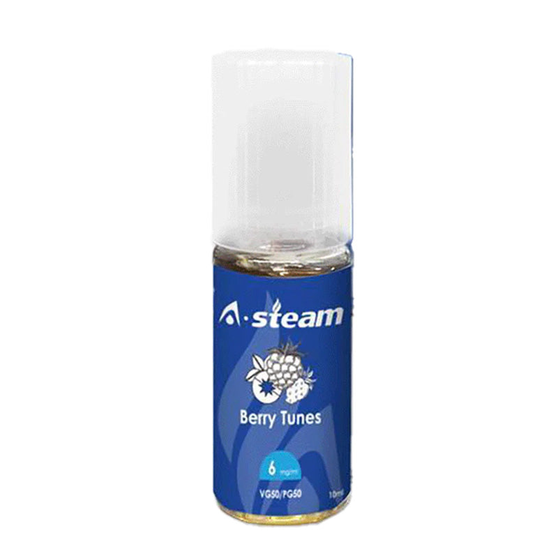 A Steam 10ml Berry Tunes 50/50 Vape Juice - 10 Pack