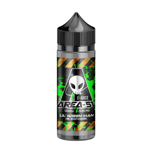 Area 51 Lil Green Man 100ml Shortfill E-Liquid