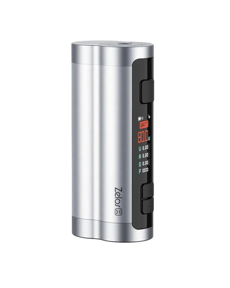 Aspire Zelos X Box Mod Metallic Silver