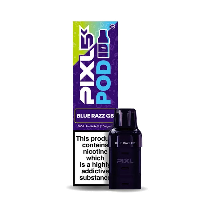 BLUE RAZZ GB PIXL 5K PODS