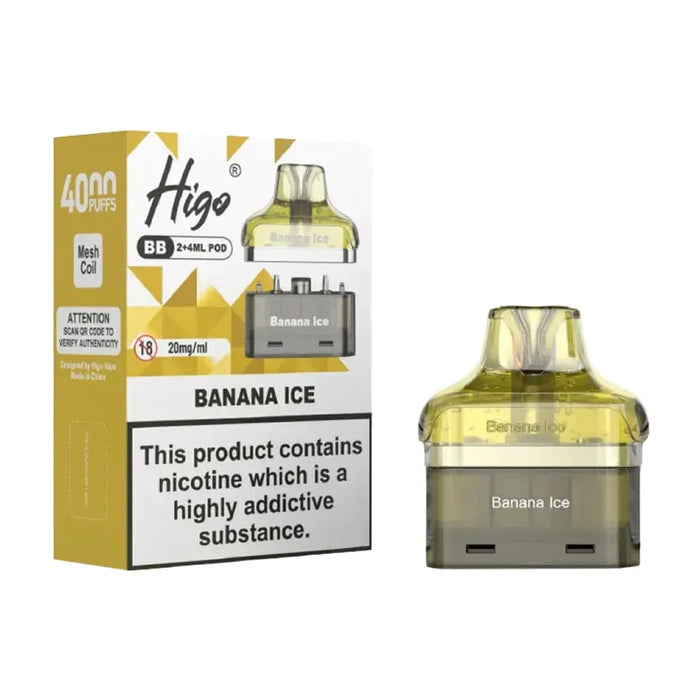 Banana Ice Higo BB 4000 Pods