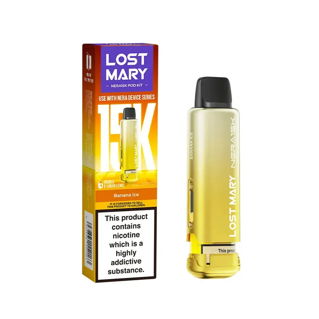 Banana Ice Lost Mary Nera 15K Fullview Refill pods