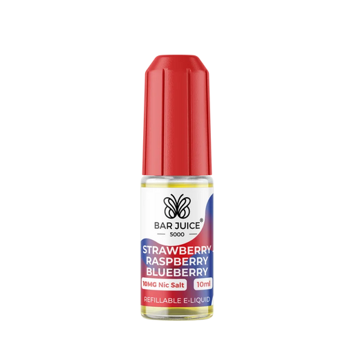Bar Juice 5000 Strawberry Raspberry Blueberry Saltnic Vape Juice