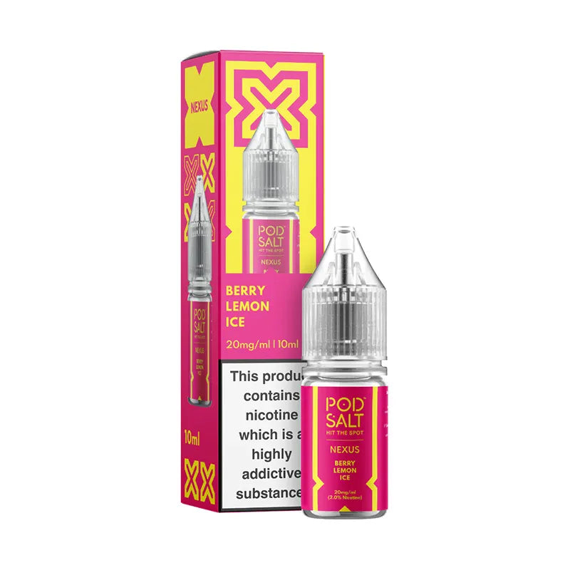 Berry Lemon Ice 10ml Nic Salt By Pod Salt Nexus