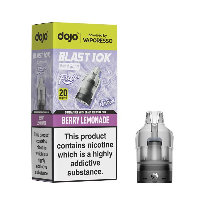 Berry Lemonade Vaporesso Dojo Blast 10K Fresh Refill Pods