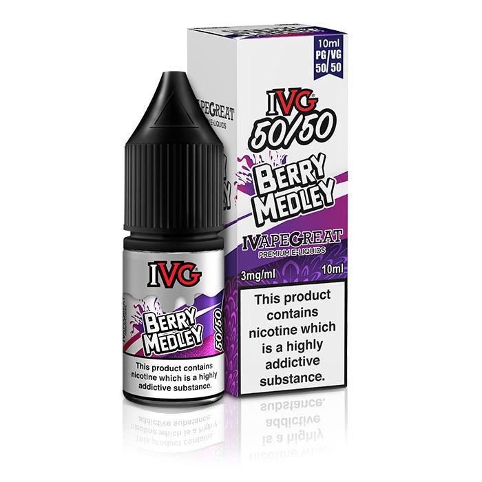 IVG 50/50 Berry Medley 10ml Nic Salt Vape Juice - Vapours Deal Ltd