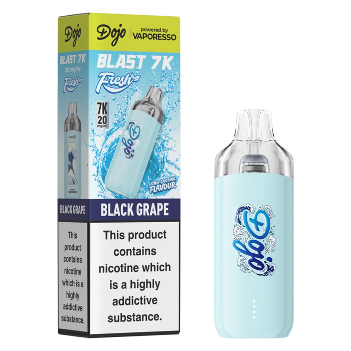 Black Grape Vaporesso Dojo Blast 7K Fresh Pod Kit