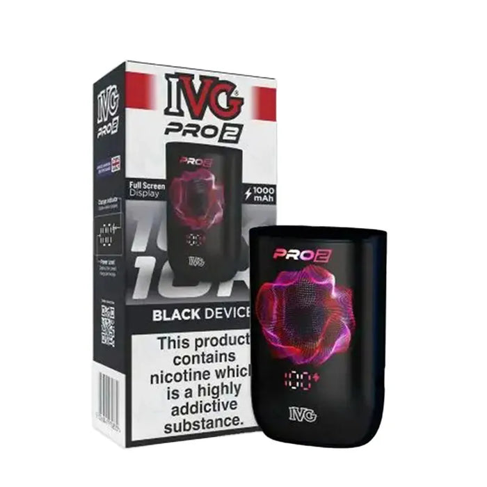 Black IVG Pro 2 Pod Vape Kit
