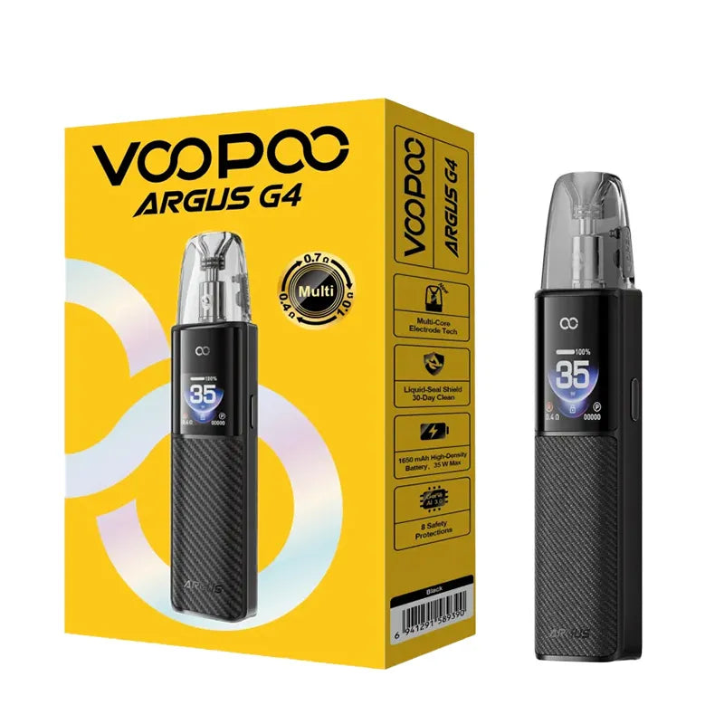 Voopoo Argus G4 Pod Vape Kit | Multi-Core Tech | 1650mAh Voopoo Argus G4 Pod Vape Kit | Multi-Core Tech | 1650mAh