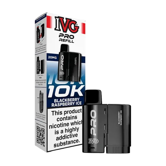 Blackberry Raspberry ice IVG Pro Refill Pods