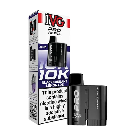 Blackcurrant Lemonade IVG Pro Refill Pods