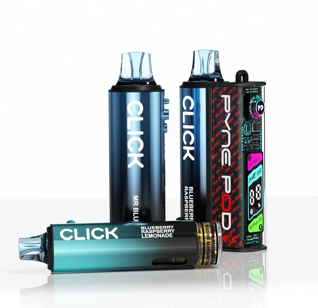 Pyne Pod Click 50K Puffs Prefilled Pod Kit blue ediiton